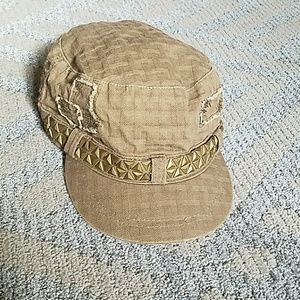 Gold stud hat